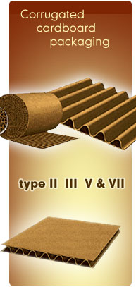 Corrugated cardboard boxes